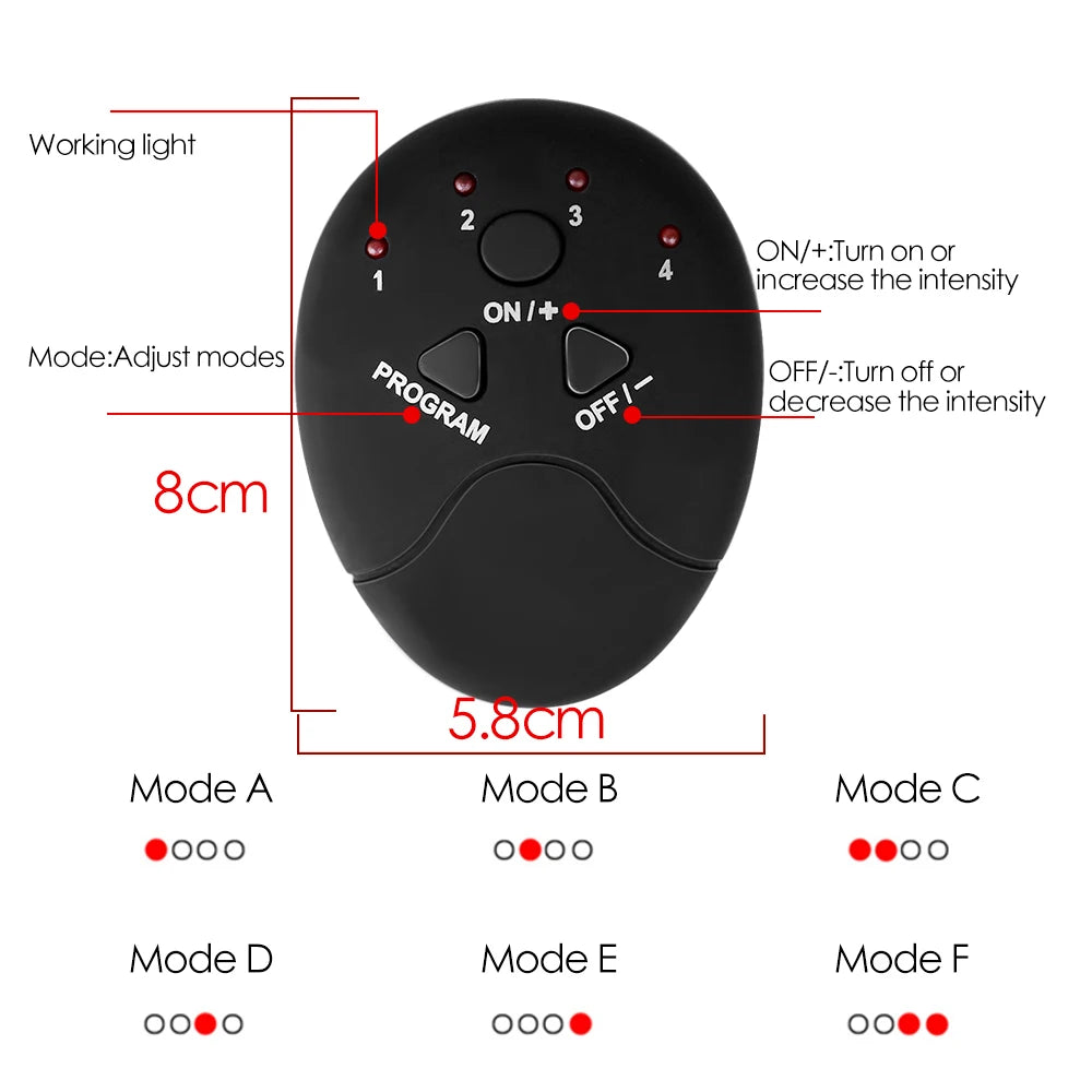 6-Mode EMS Muscle Stimulator