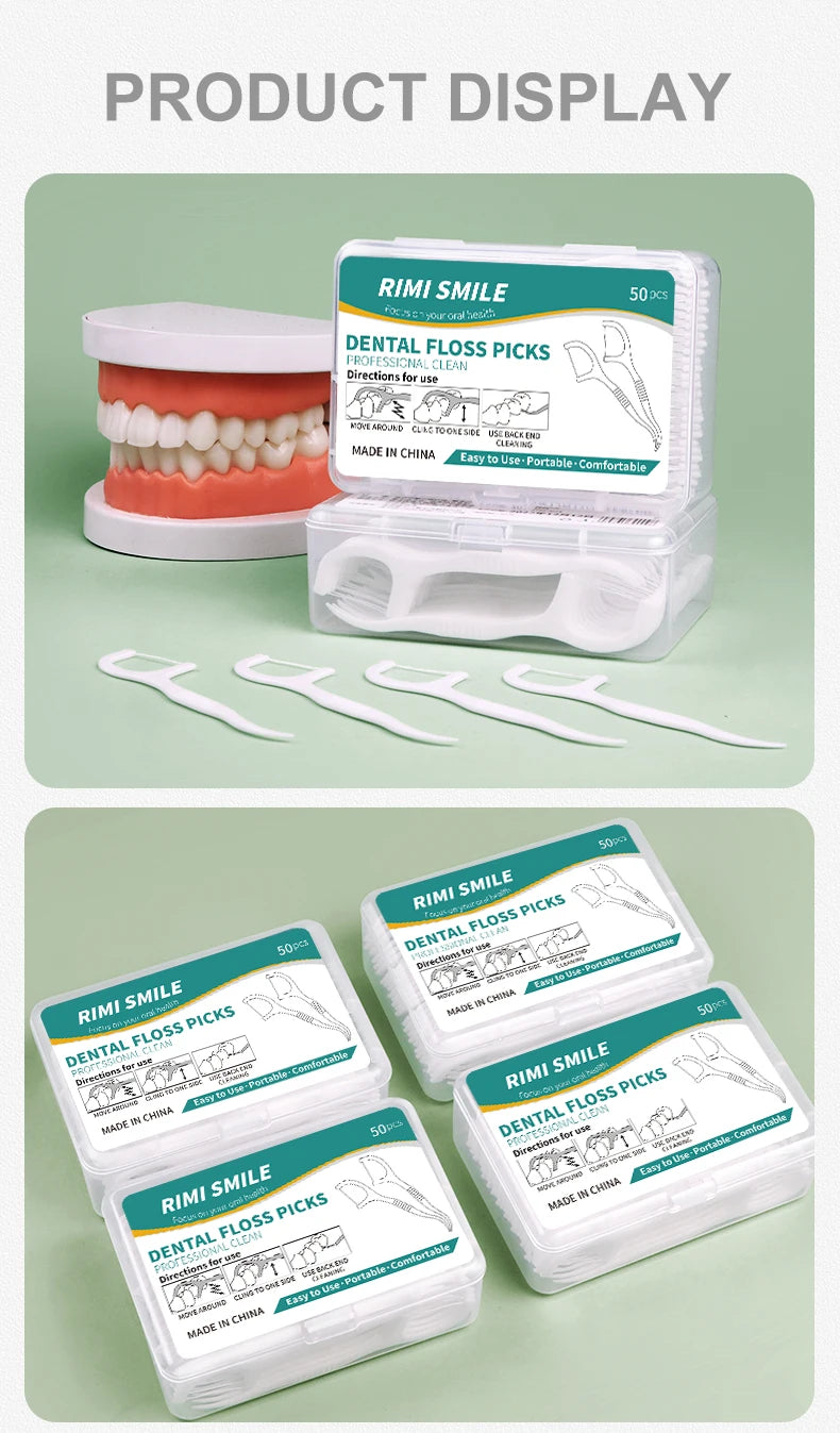 Dental Floss Sticks Oral Care Set