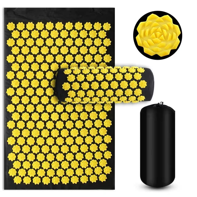 Acupressure Yoga Mat & Massage Pillow