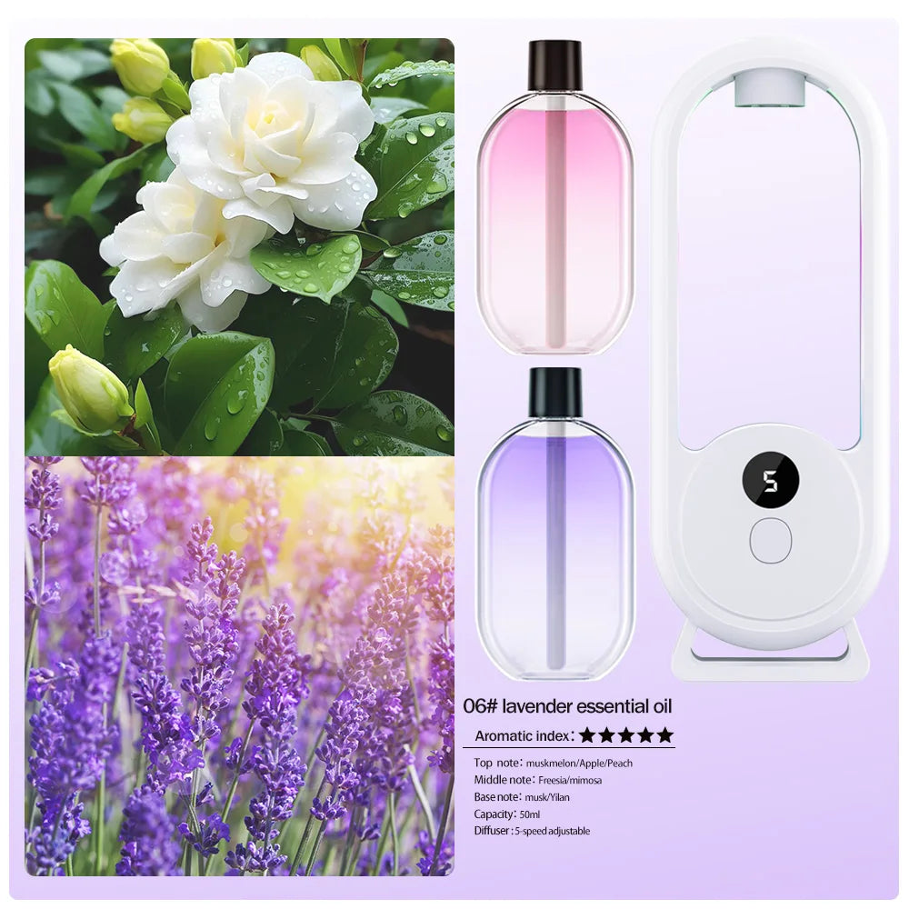 Rechargeable Portable Aroma Diffuser with Timer
