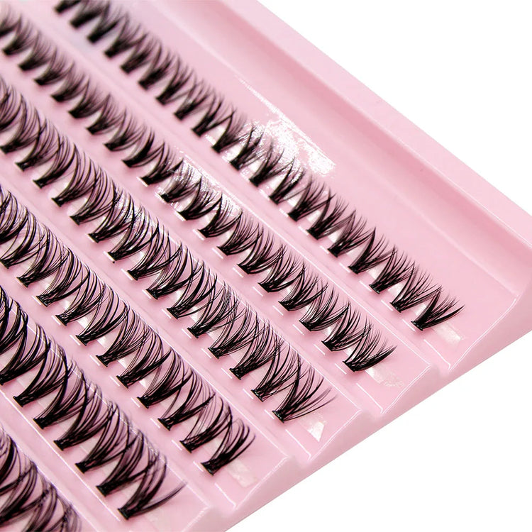 DIY cluster lashes for charm style false eyelash looks