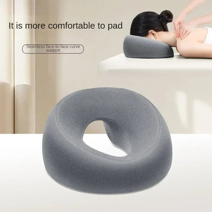 Ergonomic Memory Foam Face Pillow
