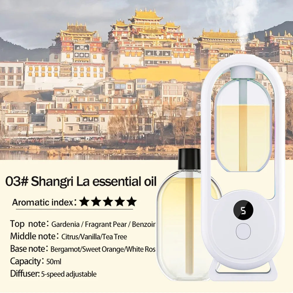 Rechargeable Portable Aroma Diffuser with Timer