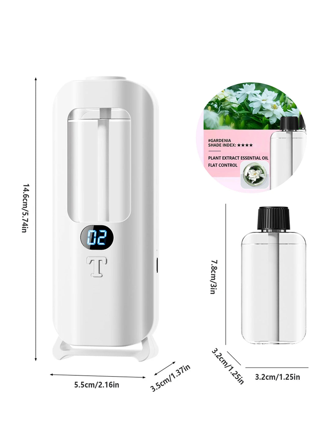 Automatic Aromatherapy Machine & Air Humidifier with Lights
