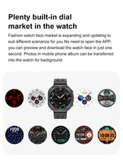 2025 DT Watch 7 Ultra Smartwatch 47mm AMOLED GPS NFC