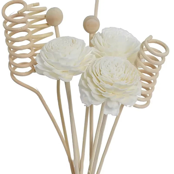 9PCS Flower Aromatherapy Rattan Diffuser Sticks