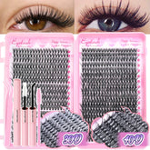 DIY lash extension kit with bond and seal for natural lashes