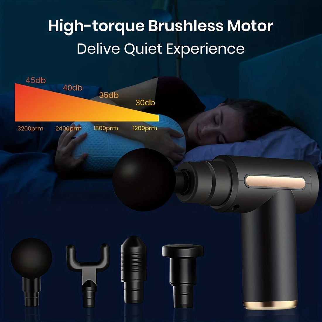 Portable Vibration Fascia Massage Gun
