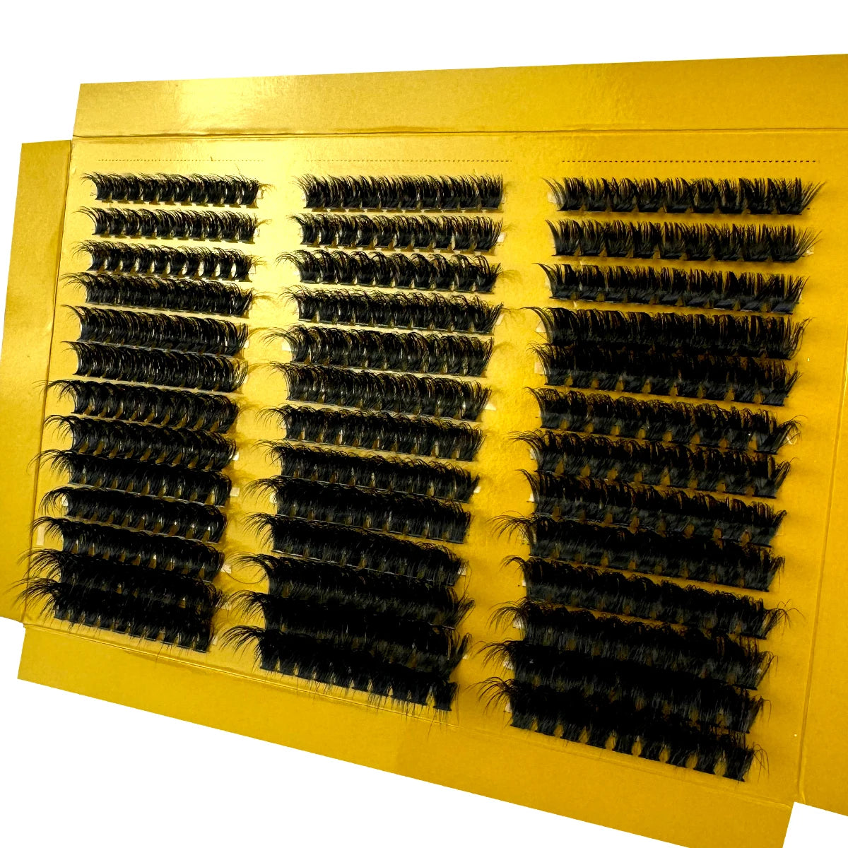 Mega volume spiky lash clusters for manga-inspired lashes