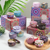 Soy scented candle suitable for relaxation and home fragrance