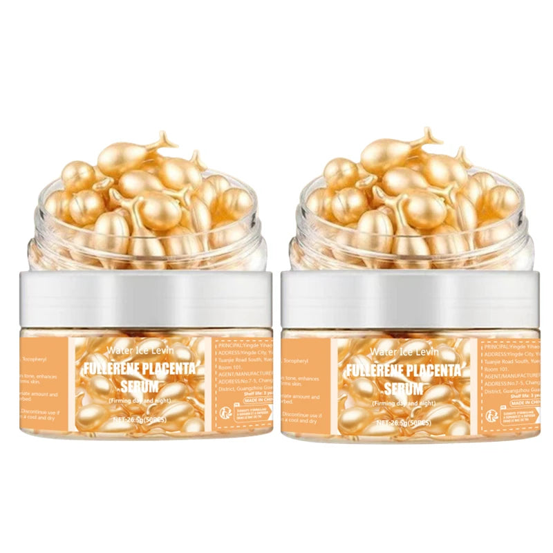 50Pcs Collagen Face Serum Capsules Whitening Anti-Wrinkle