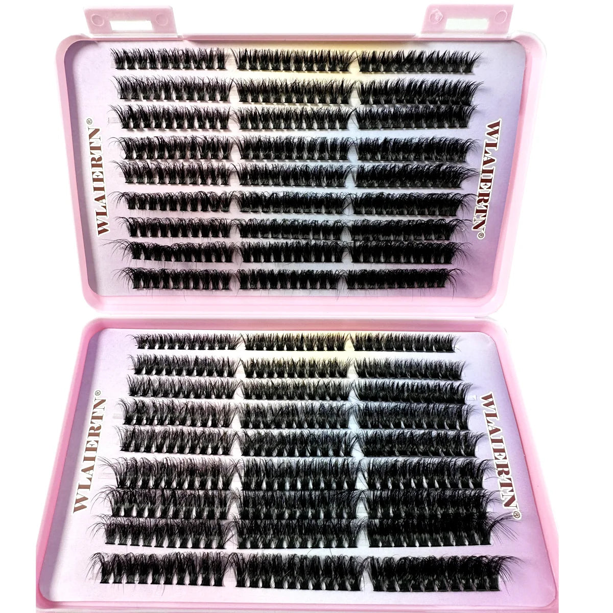 C curl faux mink lash clusters for natural volume makeup