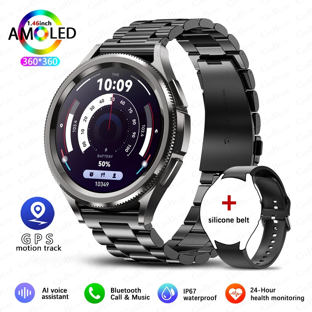 Watch 6 Classic Smartwatch 2025 – Bluetooth Call