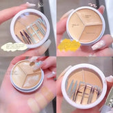 3-Color Concealer Palette shown in closed compact packaging
