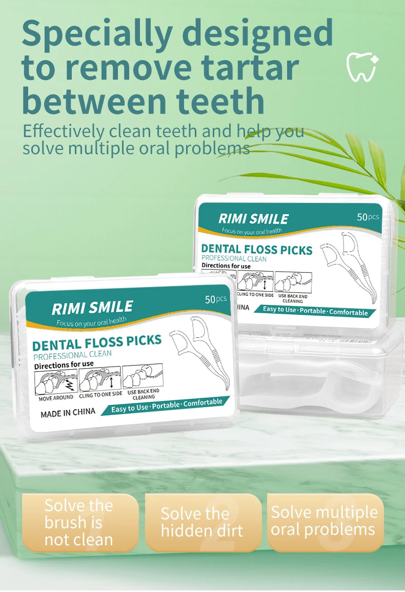 Dental Floss Sticks Oral Care Set