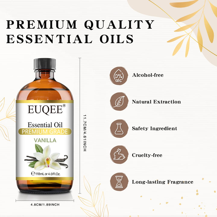 EUQEE 4oz Aromatherapy Essential Oil