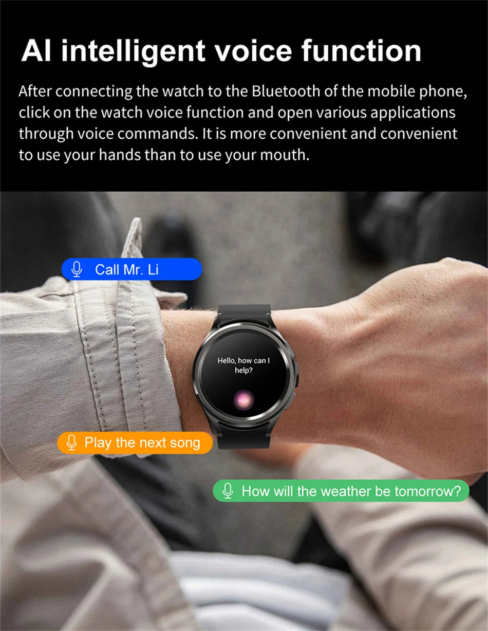 Watch 6 Classic Smartwatch 2025 – Bluetooth Call