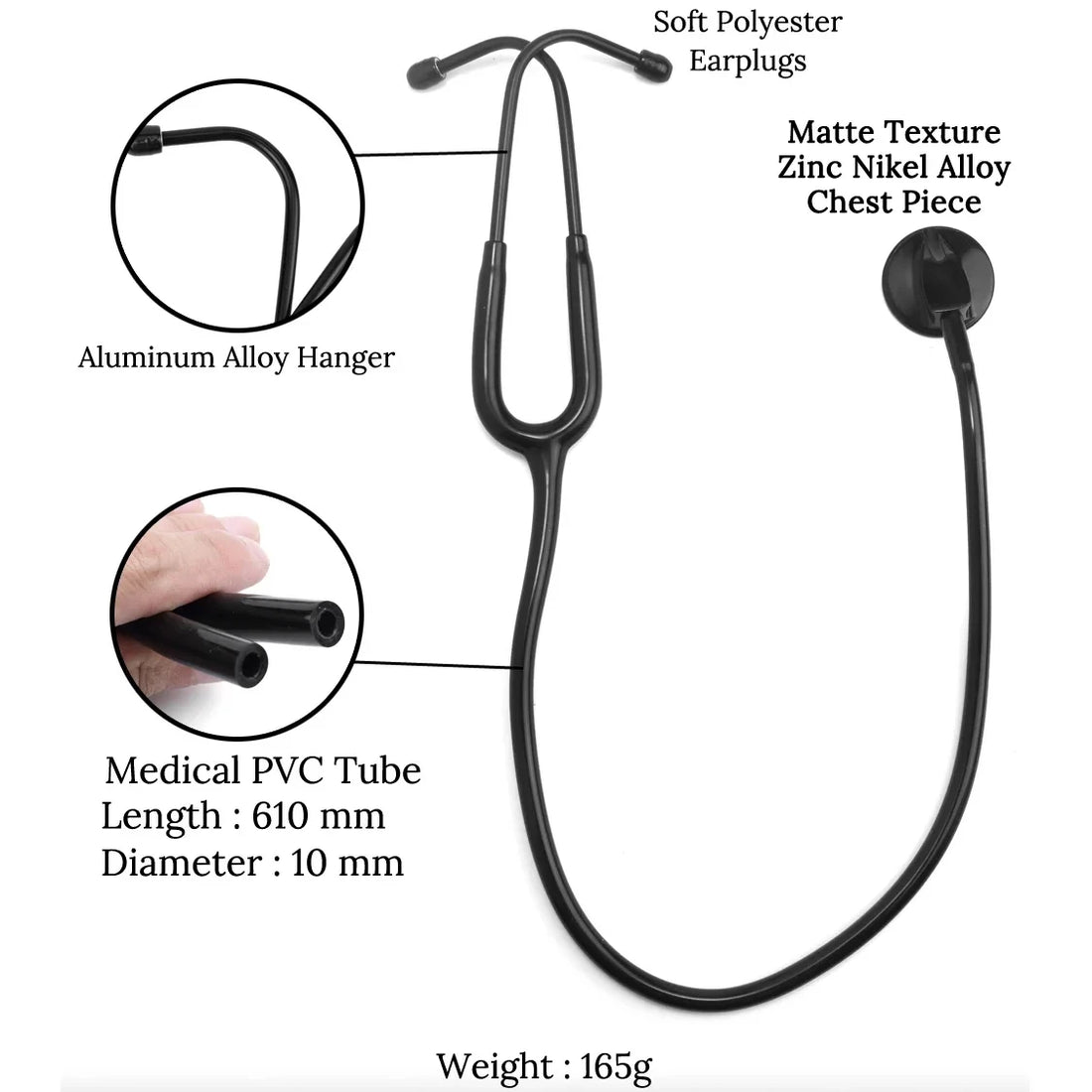 Professional Single Head Medical Stethoscope