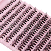 DIY cluster lashes for charm style false eyelash looks