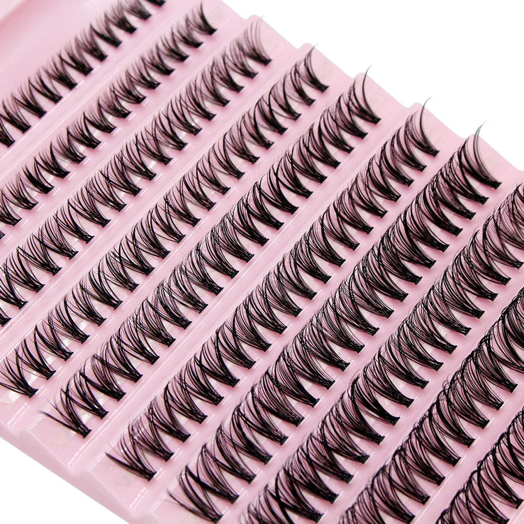 DIY cluster lashes for charm style false eyelash looks
