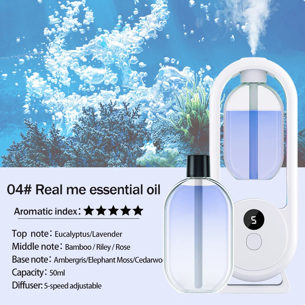 Rechargeable Portable Aroma Diffuser with Timer