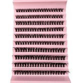 Soft faux mink lash clusters for wispy 3D eyelash looks