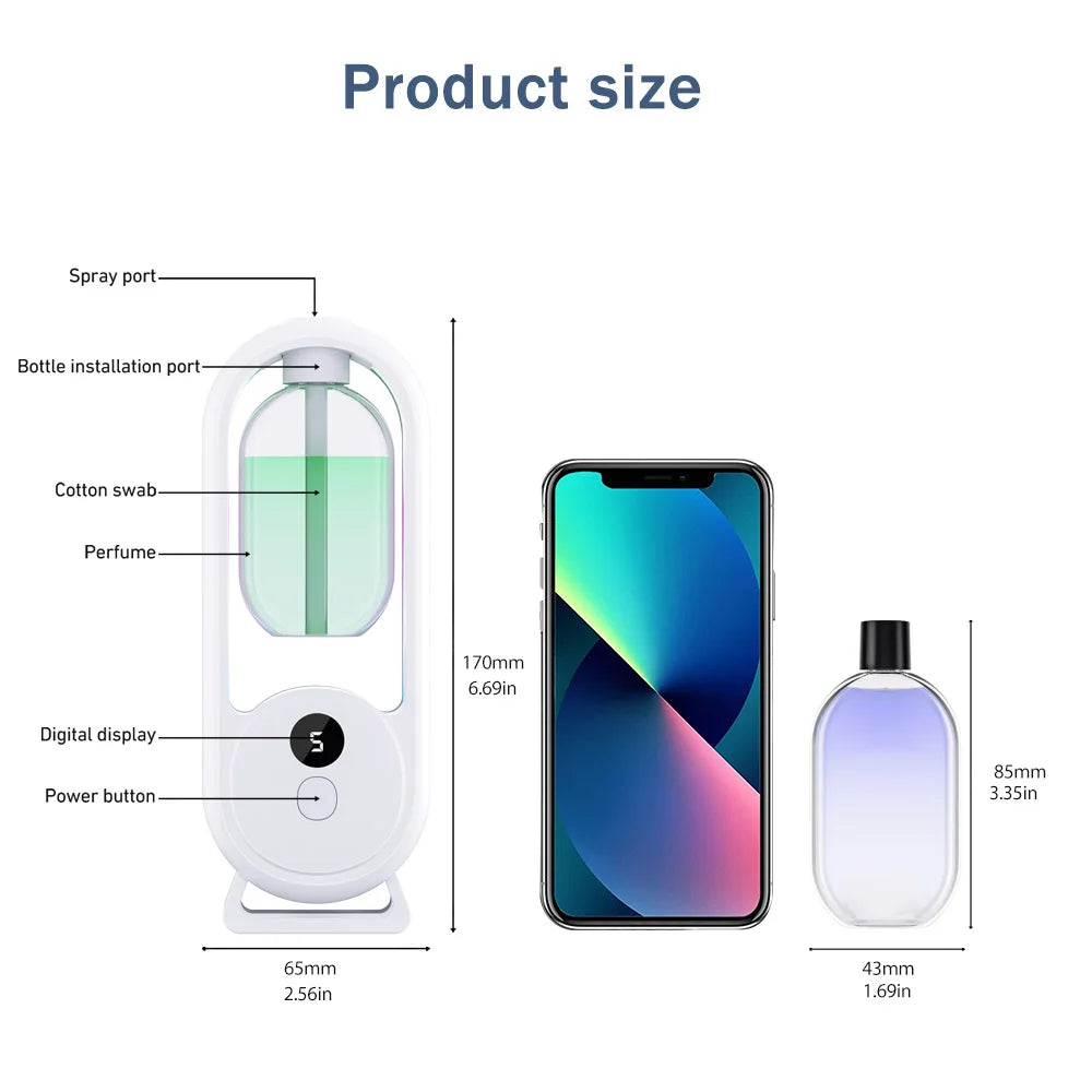 Rechargeable Portable Aroma Diffuser with Timer