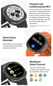2025 DT Watch 7 Ultra Smartwatch 47mm AMOLED GPS NFC