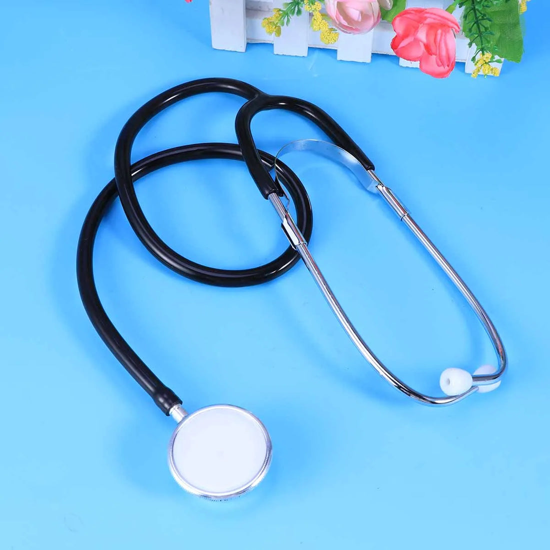 Dual Head Medical Stethoscope Black