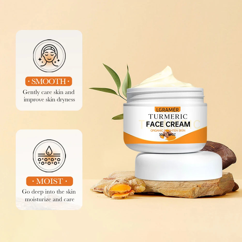 Turmeric Whitening Face Cream Anti-Wrinkle Moisturizer