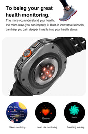 2025 DT Watch 7 Ultra Smartwatch 47mm AMOLED GPS NFC