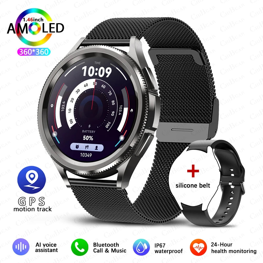 Watch 6 Classic Smartwatch 2025 – Bluetooth Call