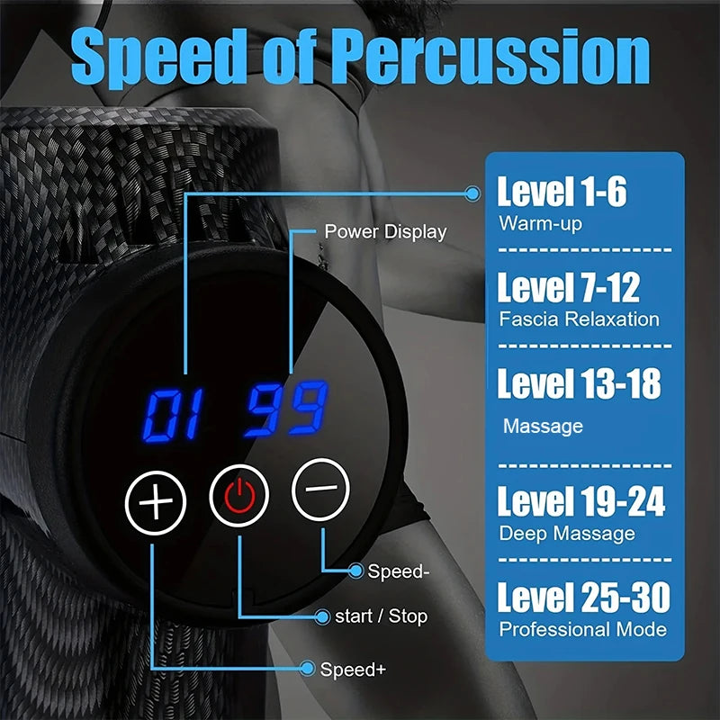 Portable Vibration Fascia Massage Gun