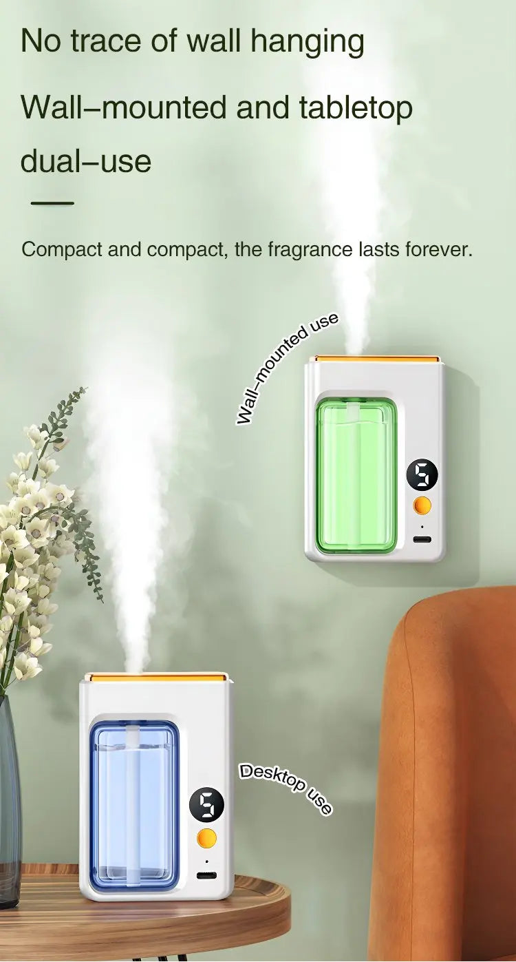 Automatic Car Diffuser Aromatherapy Air Freshener with Display