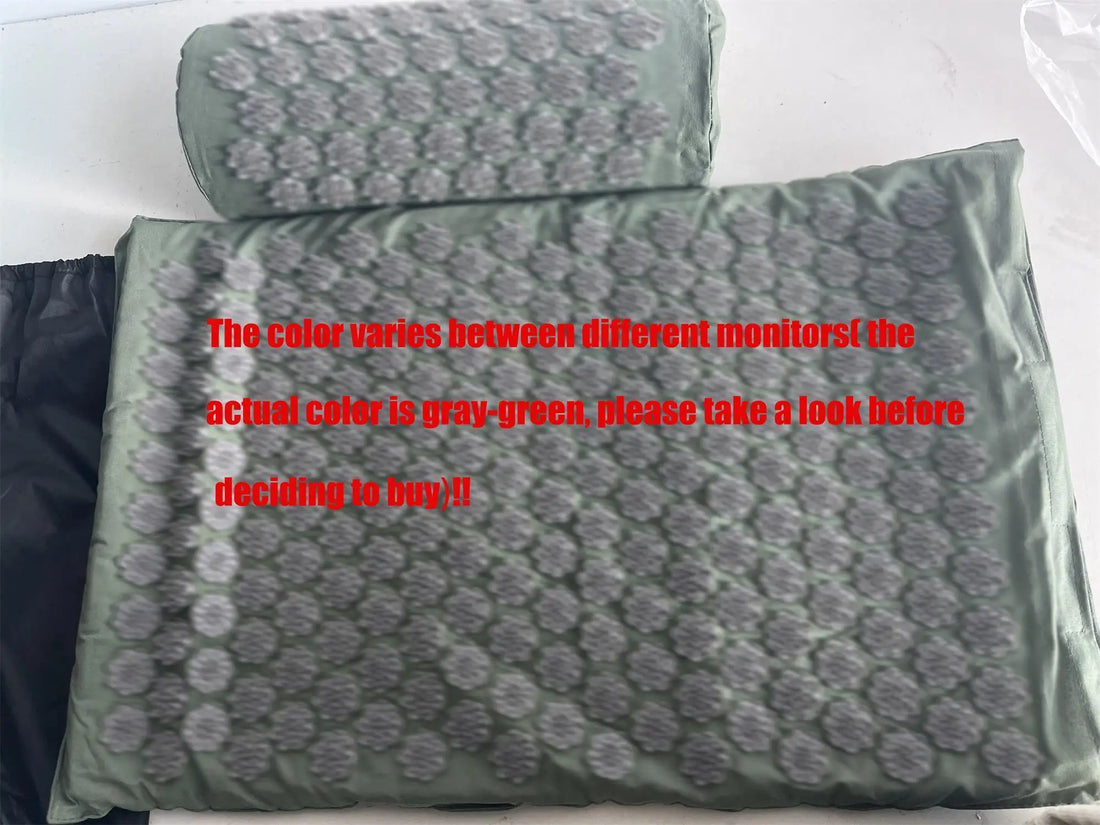 Acupressure Yoga Mat & Massage Pillow