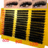 80D spiky lash clusters for bold wispy eye makeup