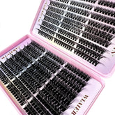 Faux mink lash clusters in 9-16mm lengths for DIY lashes