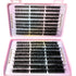 Mixed length faux mink lash clusters for Russian volume style