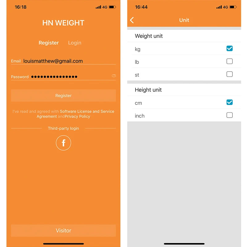 Bluetooth Smart Body Fat Scale 150KG