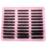80D spiky lash clusters for bold wispy eye makeup