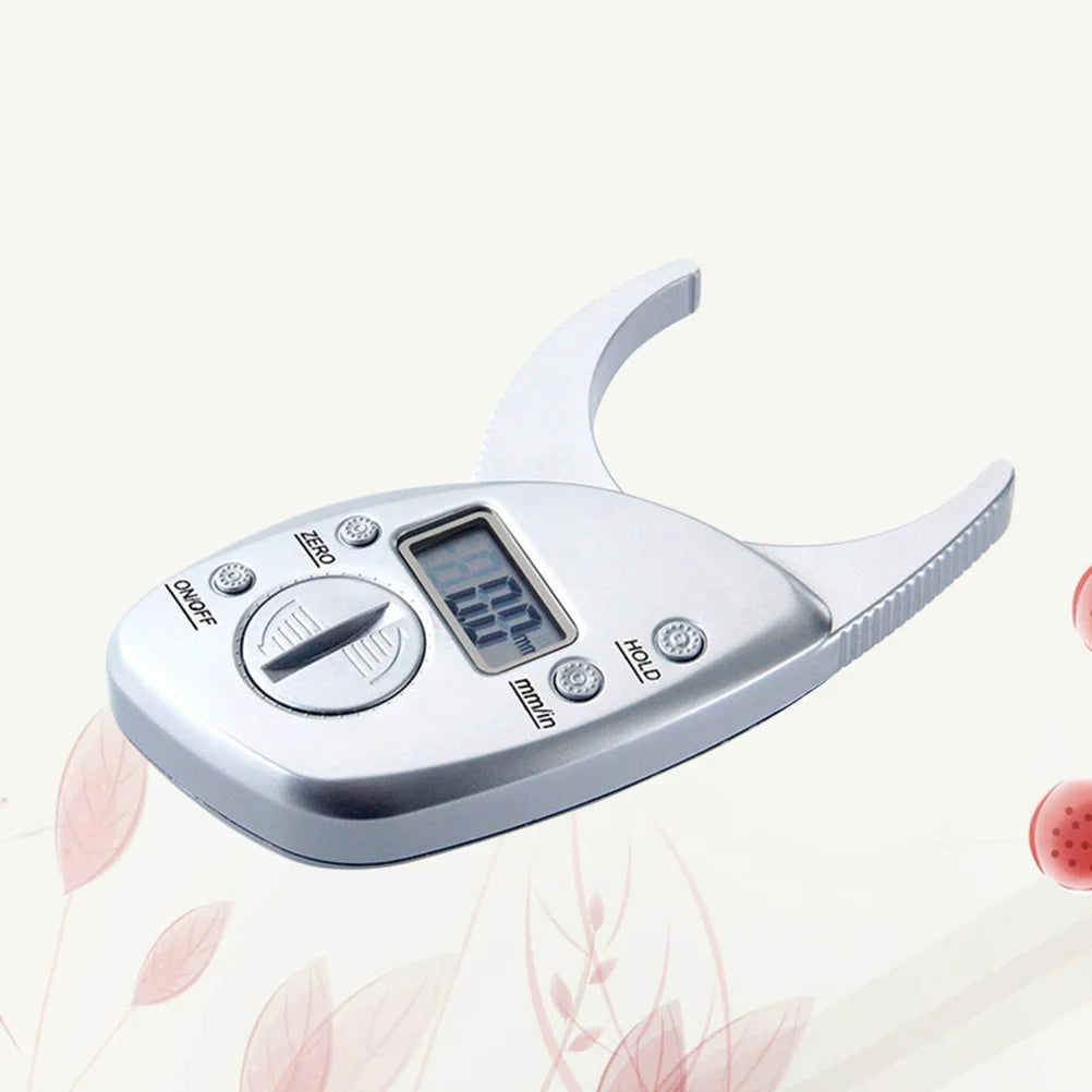 Silver Clamp Skin Caliper Fat Analyzer