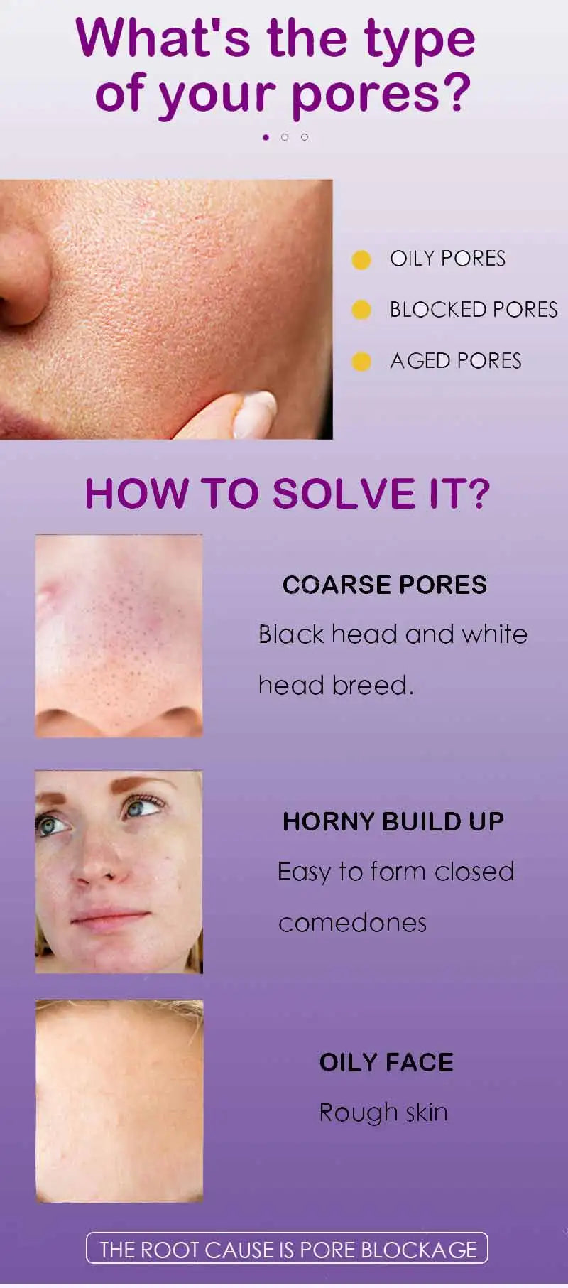 Pore Shrinking Serum Face Essence Tightening Skin Care