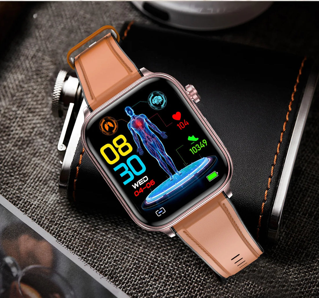 2025 ECG+PPG AI Smartwatch – Health Diagnose, Heart Rate & BP Tracker