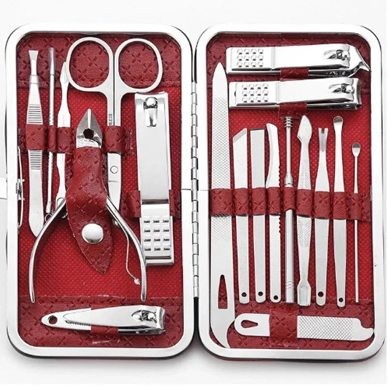 19-Piece Professional Nail Clipper Set