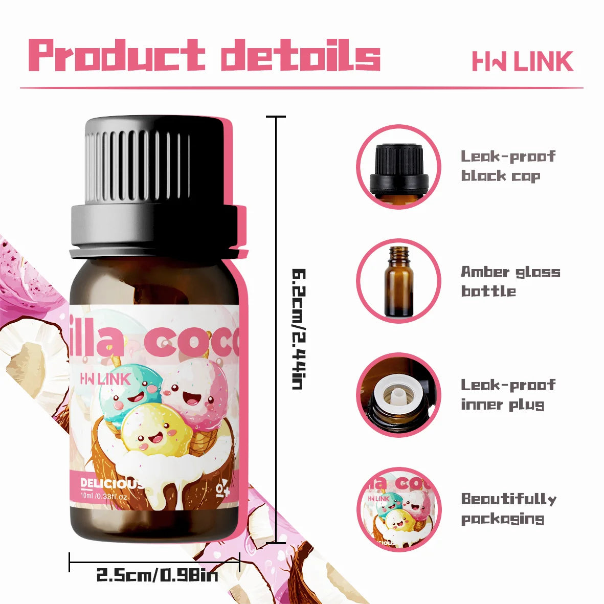 Vanilla Coconut Essential Oil 10ml