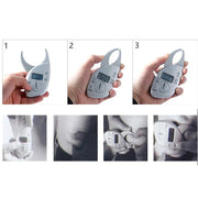 Silver Clamp Skin Caliper Fat Analyzer