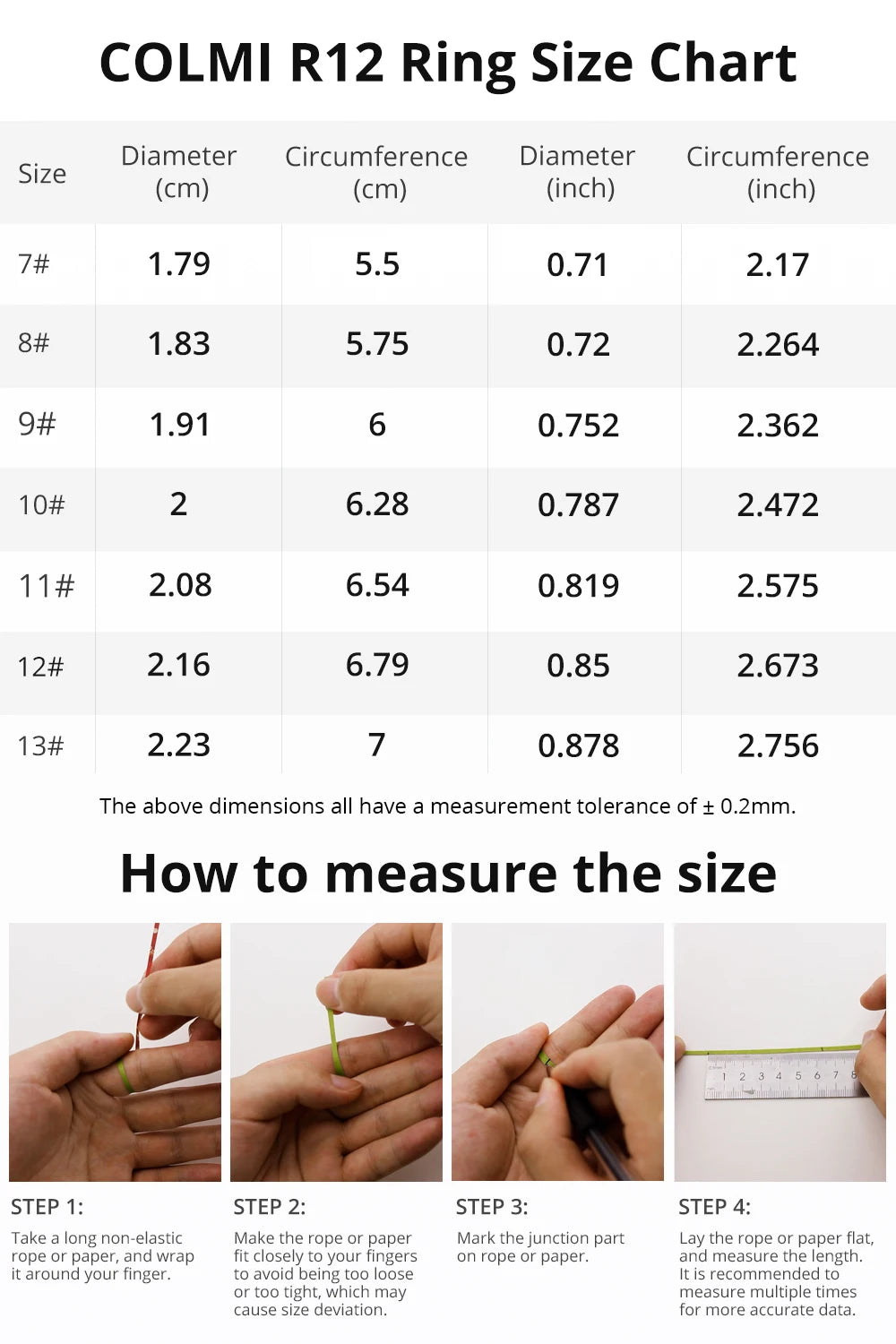 COLMI R12 Smart Ring 2025