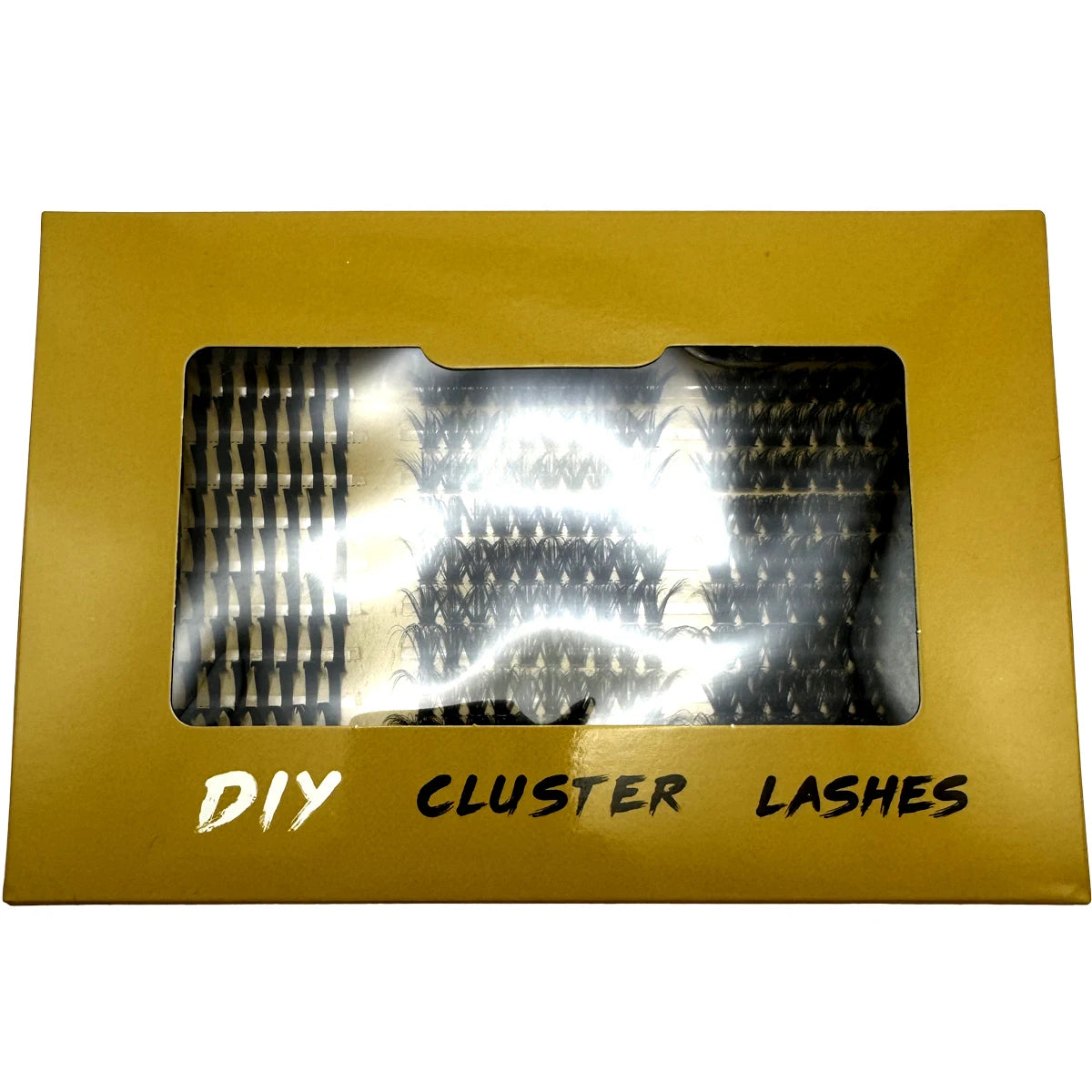 Spiky lash clusters 80D and 100D for mega volume lashes