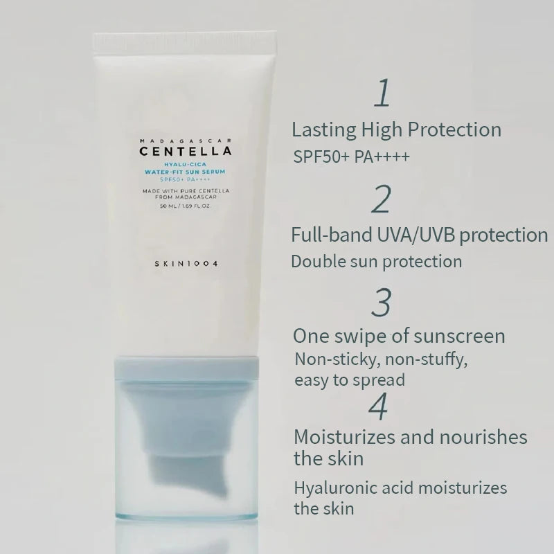 Korean Centella Hyalu-Cica Moisture Cream & SPF50 Sun Serum