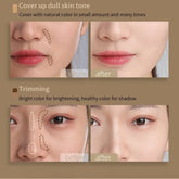 3-Color Concealer Palette applied beneath the eyes